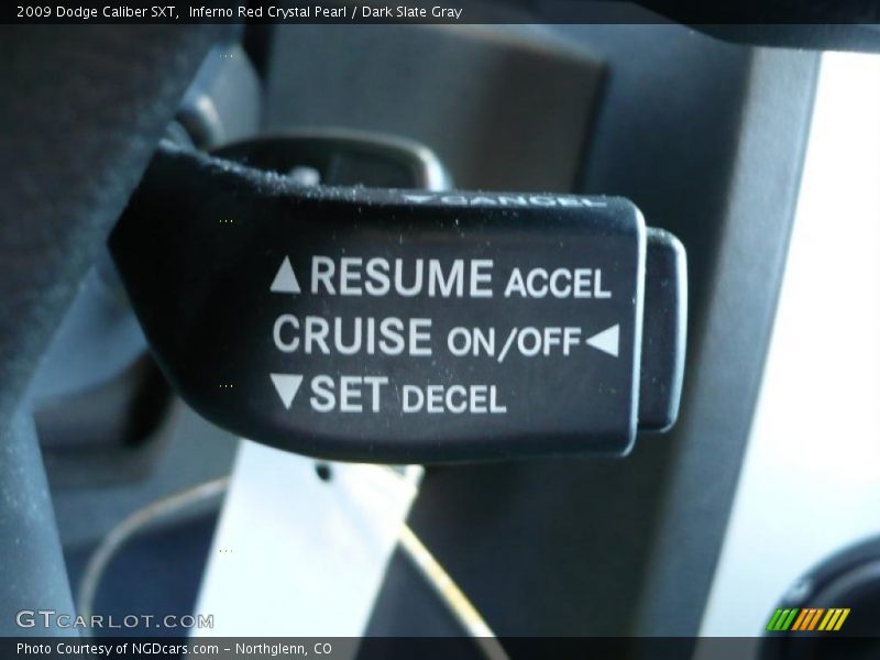 Inferno Red Crystal Pearl / Dark Slate Gray 2009 Dodge Caliber SXT