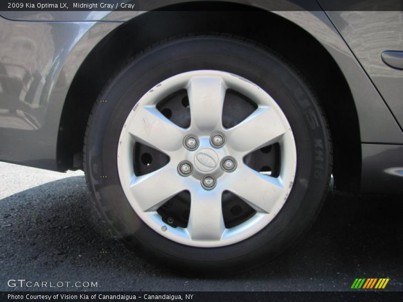 Midnight Gray / Gray 2009 Kia Optima LX