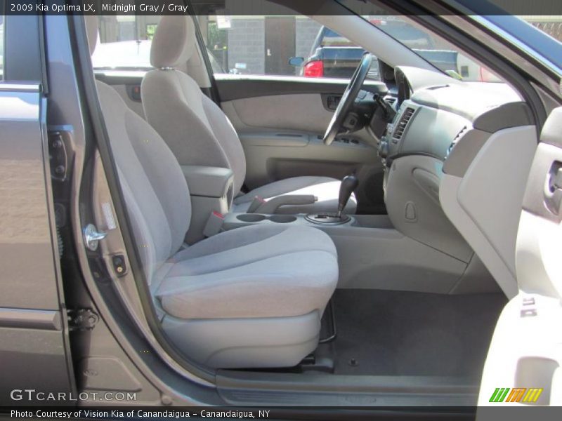 Midnight Gray / Gray 2009 Kia Optima LX