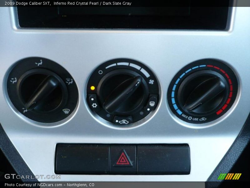 Inferno Red Crystal Pearl / Dark Slate Gray 2009 Dodge Caliber SXT