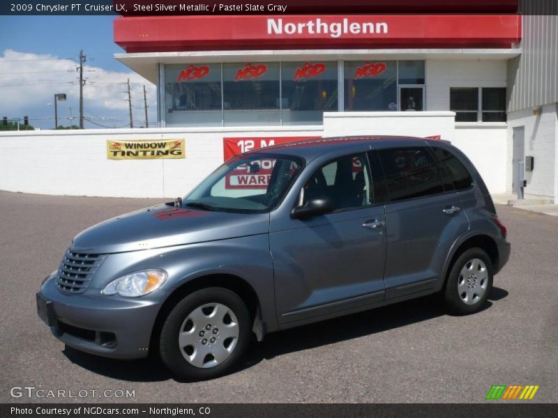 Steel Silver Metallic / Pastel Slate Gray 2009 Chrysler PT Cruiser LX