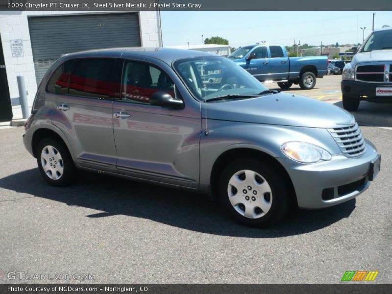 Steel Silver Metallic / Pastel Slate Gray 2009 Chrysler PT Cruiser LX