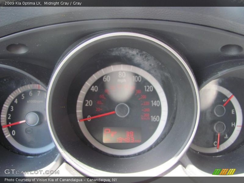 Midnight Gray / Gray 2009 Kia Optima LX