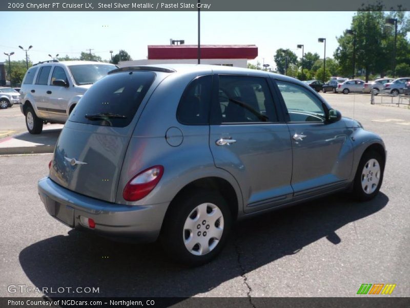 Steel Silver Metallic / Pastel Slate Gray 2009 Chrysler PT Cruiser LX