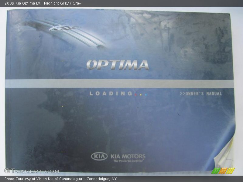 Midnight Gray / Gray 2009 Kia Optima LX