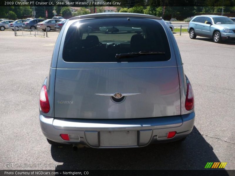 Steel Silver Metallic / Pastel Slate Gray 2009 Chrysler PT Cruiser LX