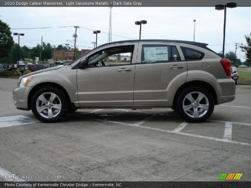 Light Sandstone Metallic / Dark Slate Gray 2010 Dodge Caliber Mainstreet
