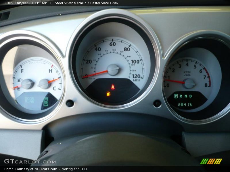 Steel Silver Metallic / Pastel Slate Gray 2009 Chrysler PT Cruiser LX