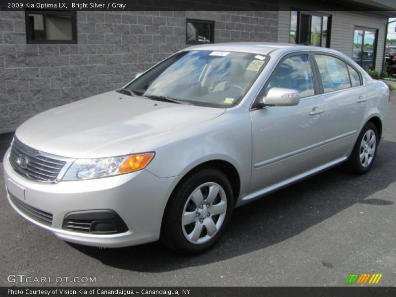 Bright Silver / Gray 2009 Kia Optima LX