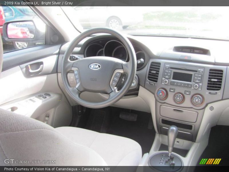 Bright Silver / Gray 2009 Kia Optima LX
