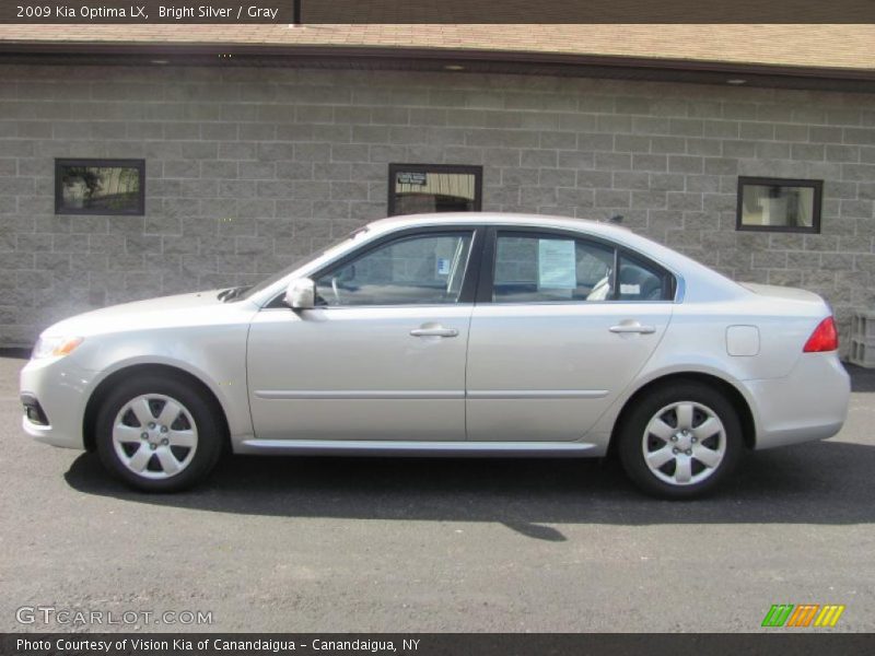 Bright Silver / Gray 2009 Kia Optima LX