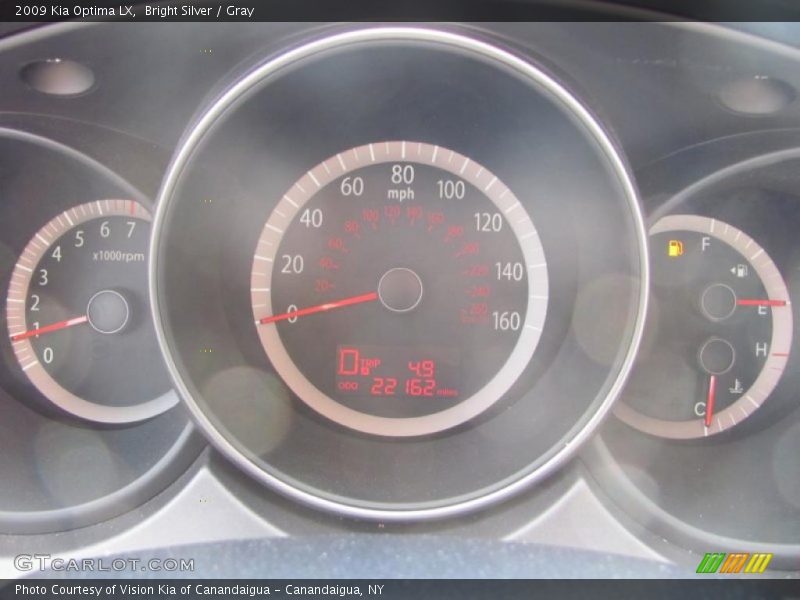 Bright Silver / Gray 2009 Kia Optima LX