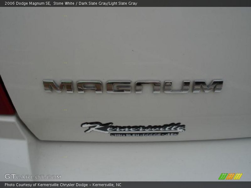 Stone White / Dark Slate Gray/Light Slate Gray 2006 Dodge Magnum SE