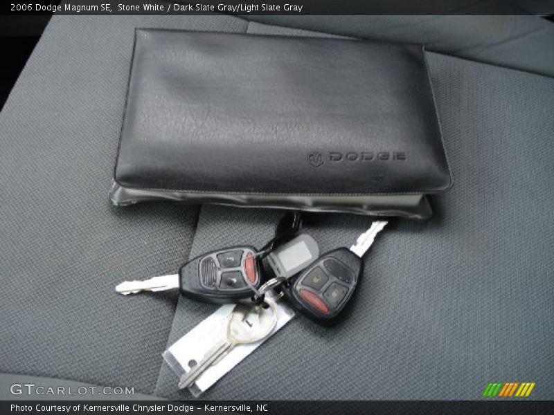 Stone White / Dark Slate Gray/Light Slate Gray 2006 Dodge Magnum SE