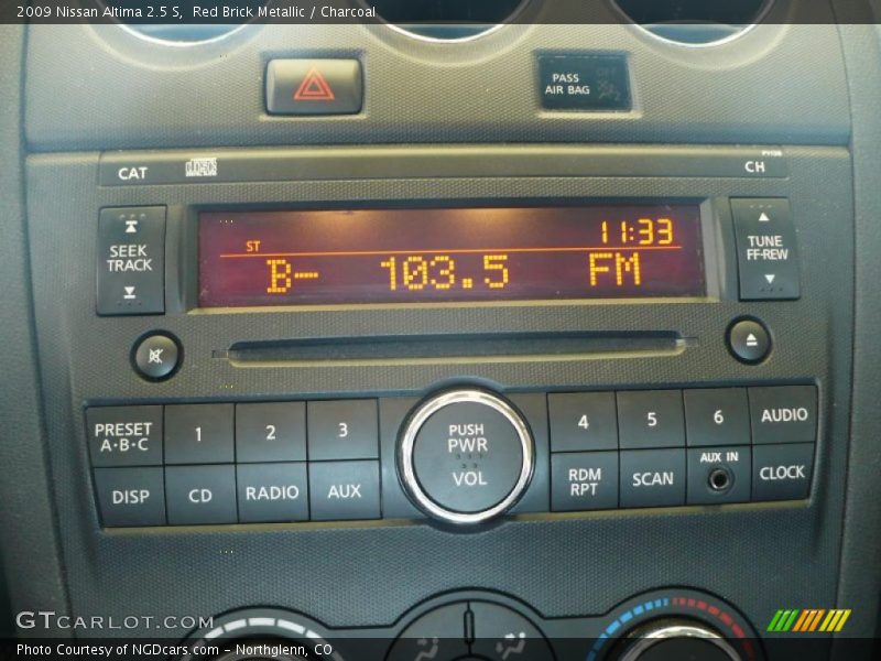 Red Brick Metallic / Charcoal 2009 Nissan Altima 2.5 S