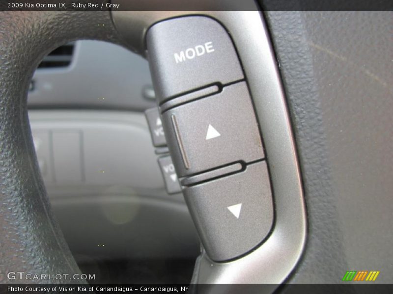 Ruby Red / Gray 2009 Kia Optima LX
