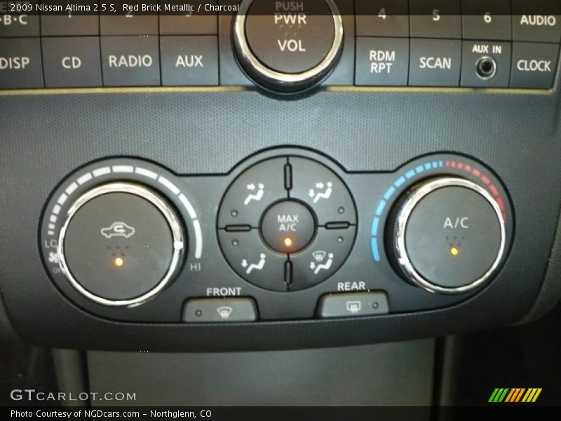 Red Brick Metallic / Charcoal 2009 Nissan Altima 2.5 S