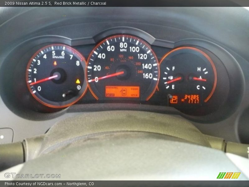 Red Brick Metallic / Charcoal 2009 Nissan Altima 2.5 S