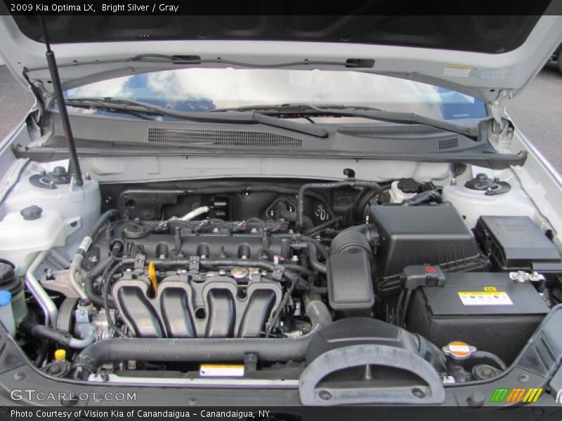 Bright Silver / Gray 2009 Kia Optima LX
