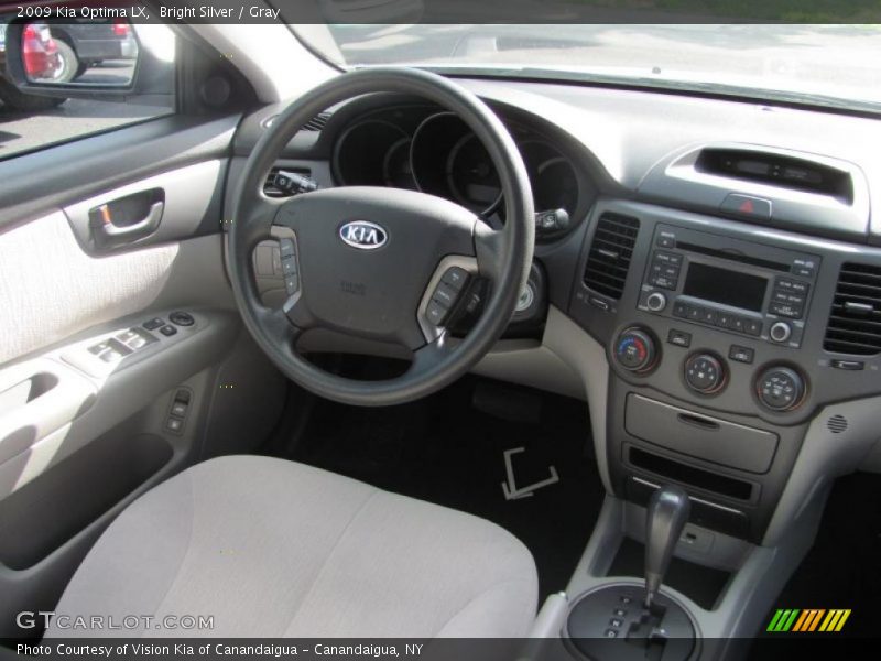 Bright Silver / Gray 2009 Kia Optima LX