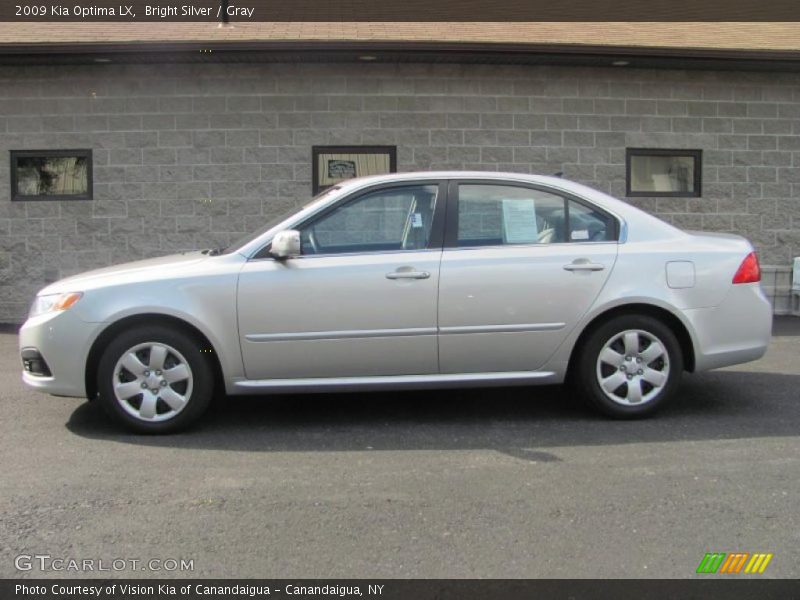 Bright Silver / Gray 2009 Kia Optima LX