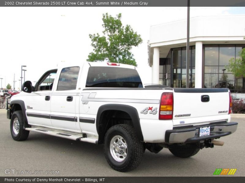 Summit White / Medium Gray 2002 Chevrolet Silverado 2500 LT Crew Cab 4x4