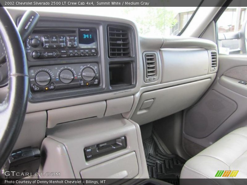 Summit White / Medium Gray 2002 Chevrolet Silverado 2500 LT Crew Cab 4x4