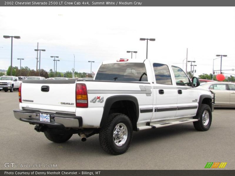 Summit White / Medium Gray 2002 Chevrolet Silverado 2500 LT Crew Cab 4x4