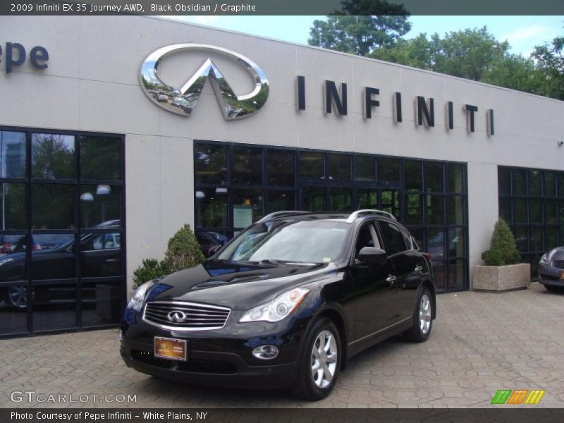 Black Obsidian / Graphite 2009 Infiniti EX 35 Journey AWD