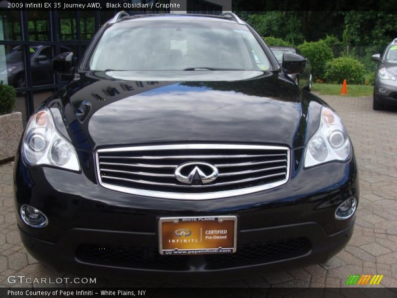 Black Obsidian / Graphite 2009 Infiniti EX 35 Journey AWD