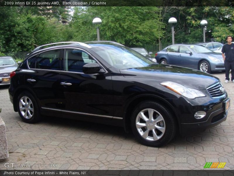 Black Obsidian / Graphite 2009 Infiniti EX 35 Journey AWD