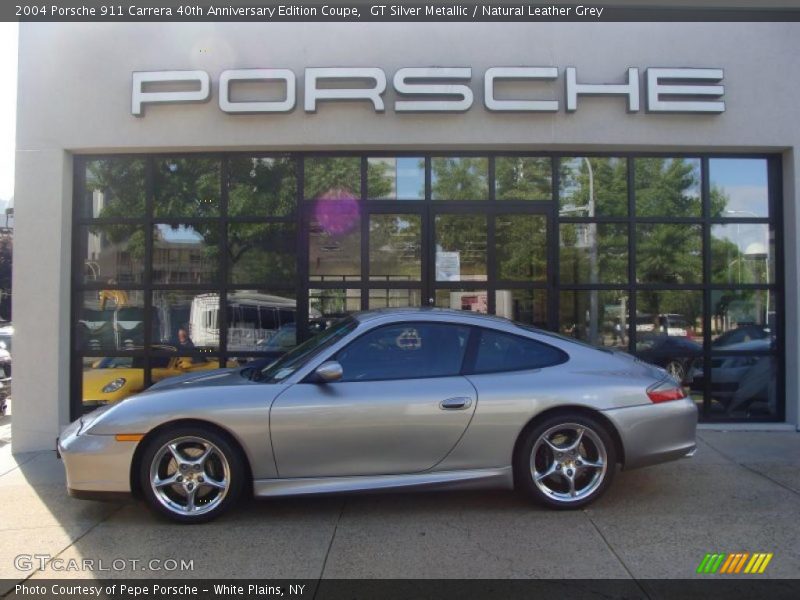 GT Silver Metallic / Natural Leather Grey 2004 Porsche 911 Carrera 40th Anniversary Edition Coupe