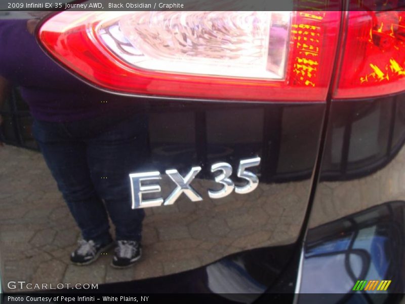 Black Obsidian / Graphite 2009 Infiniti EX 35 Journey AWD