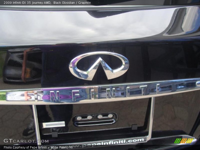 Black Obsidian / Graphite 2009 Infiniti EX 35 Journey AWD