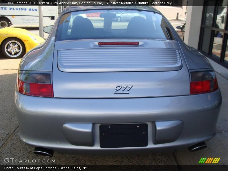 GT Silver Metallic / Natural Leather Grey 2004 Porsche 911 Carrera 40th Anniversary Edition Coupe