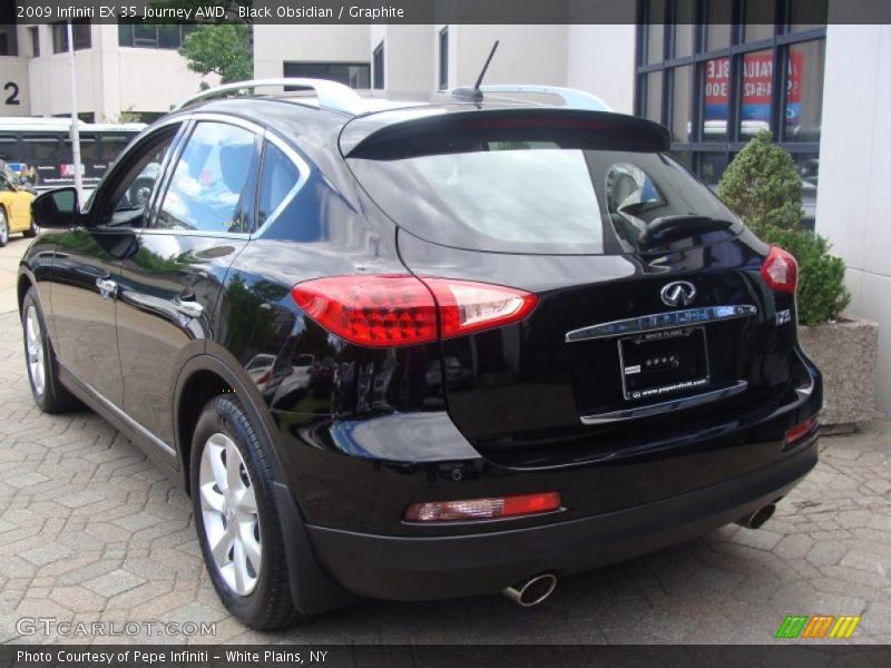 Black Obsidian / Graphite 2009 Infiniti EX 35 Journey AWD