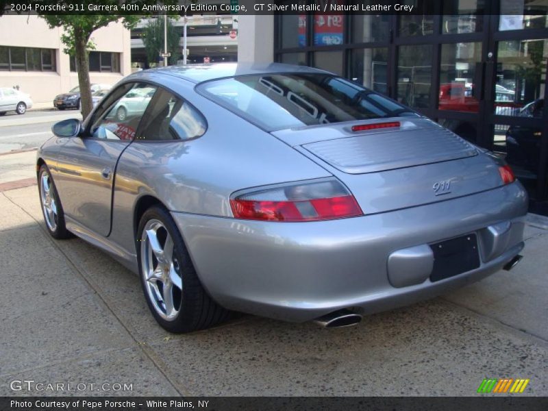 GT Silver Metallic / Natural Leather Grey 2004 Porsche 911 Carrera 40th Anniversary Edition Coupe