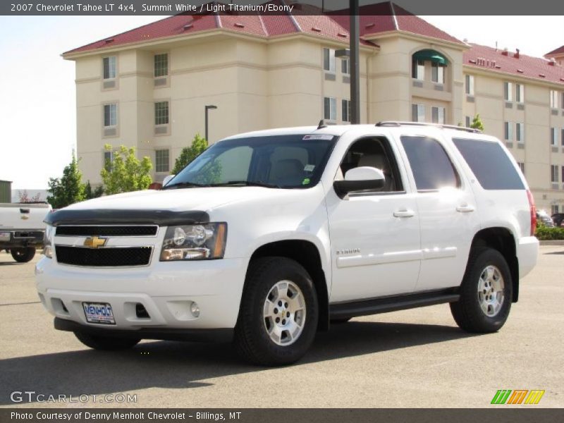 Summit White / Light Titanium/Ebony 2007 Chevrolet Tahoe LT 4x4