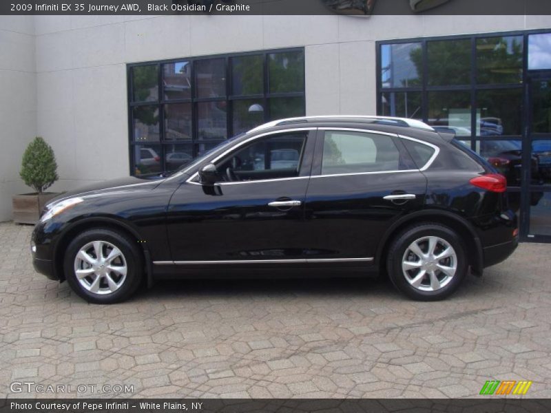 Black Obsidian / Graphite 2009 Infiniti EX 35 Journey AWD