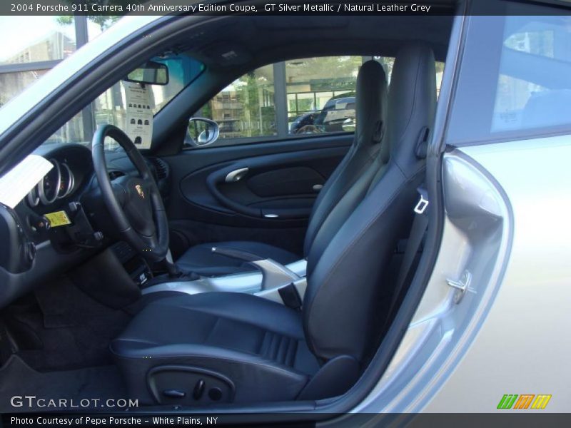 GT Silver Metallic / Natural Leather Grey 2004 Porsche 911 Carrera 40th Anniversary Edition Coupe