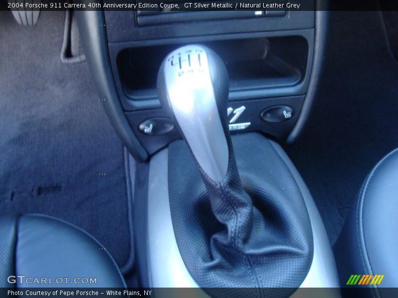 GT Silver Metallic / Natural Leather Grey 2004 Porsche 911 Carrera 40th Anniversary Edition Coupe
