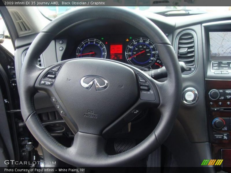 Black Obsidian / Graphite 2009 Infiniti EX 35 Journey AWD