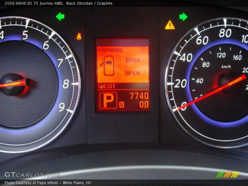 Black Obsidian / Graphite 2009 Infiniti EX 35 Journey AWD