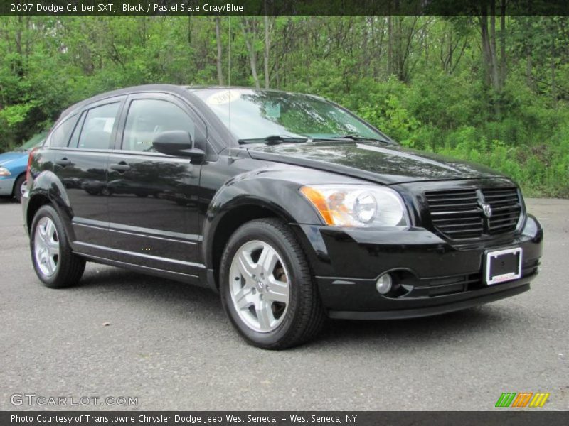 Black / Pastel Slate Gray/Blue 2007 Dodge Caliber SXT
