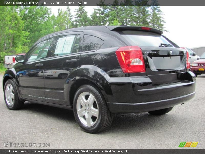 Black / Pastel Slate Gray/Blue 2007 Dodge Caliber SXT