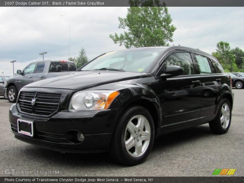 Black / Pastel Slate Gray/Blue 2007 Dodge Caliber SXT