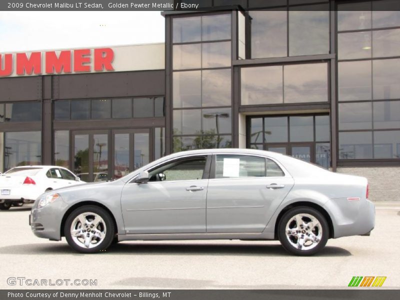 Golden Pewter Metallic / Ebony 2009 Chevrolet Malibu LT Sedan