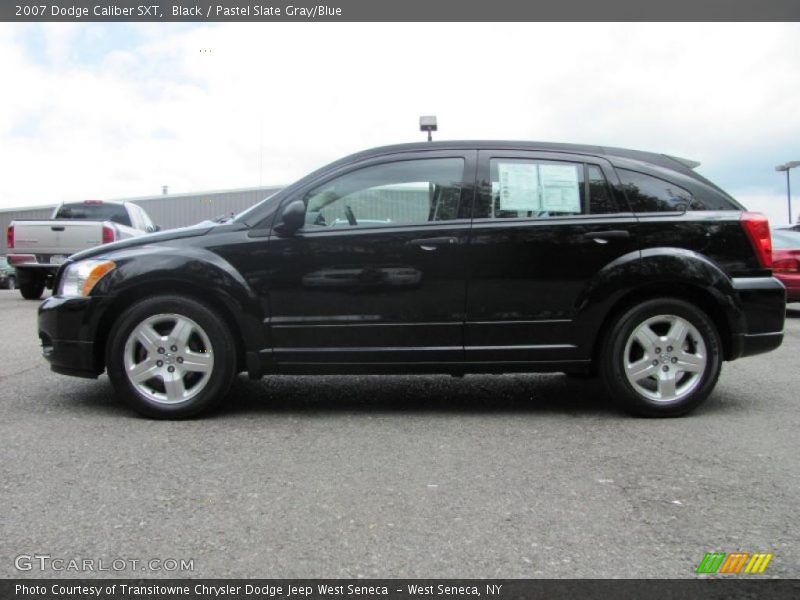 Black / Pastel Slate Gray/Blue 2007 Dodge Caliber SXT