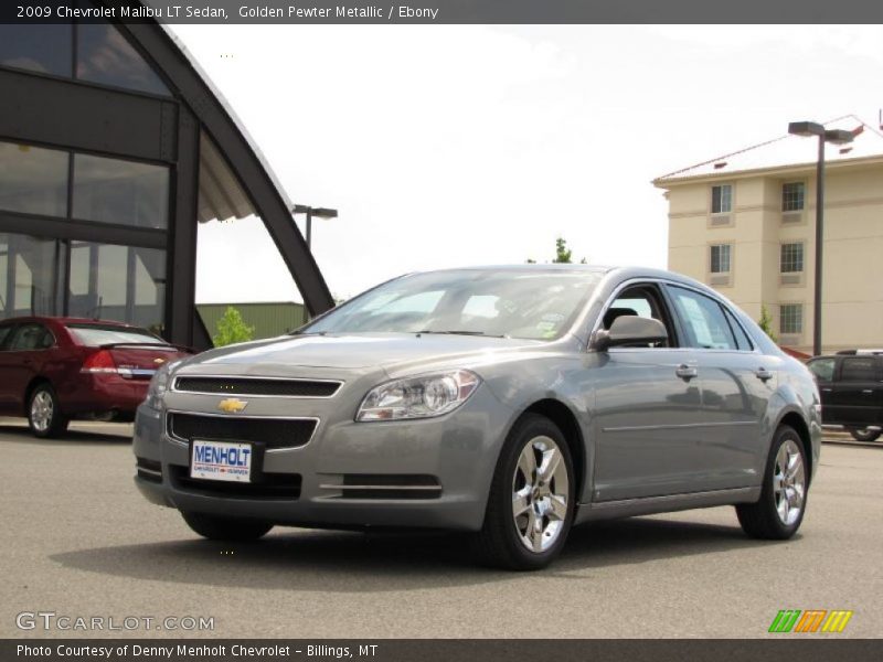 Golden Pewter Metallic / Ebony 2009 Chevrolet Malibu LT Sedan