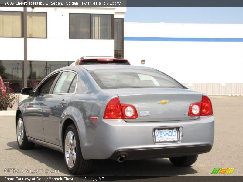 Golden Pewter Metallic / Ebony 2009 Chevrolet Malibu LT Sedan